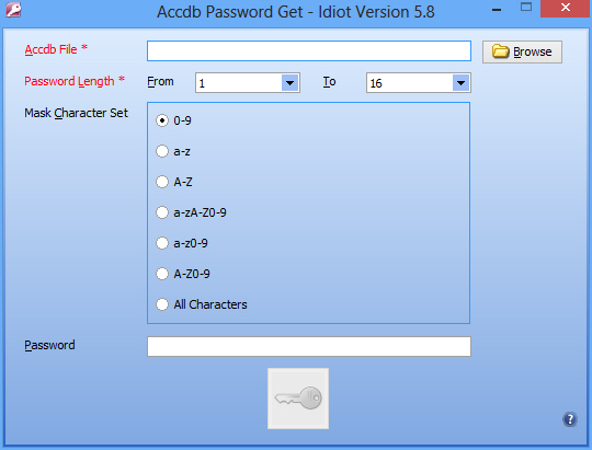 find access database password