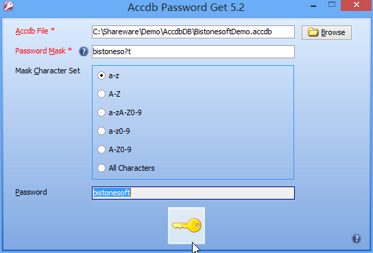 Complete Recovering Password Screenshot